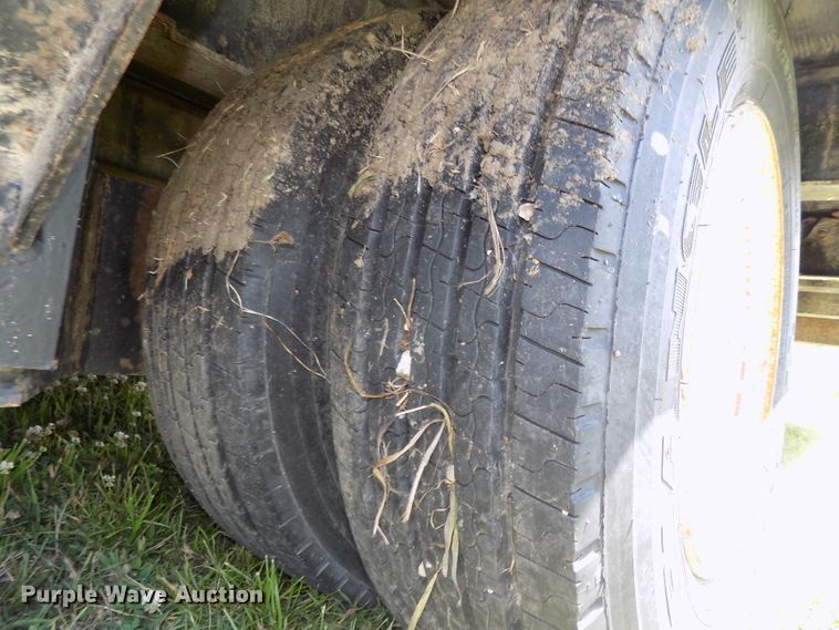 image for item DG2628 1967 Wisconsin tilt deck equipment trailer