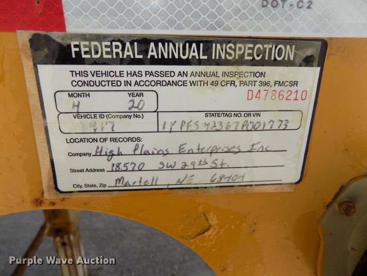 image for item DG2634 2006 Sidumpr side dump trailer