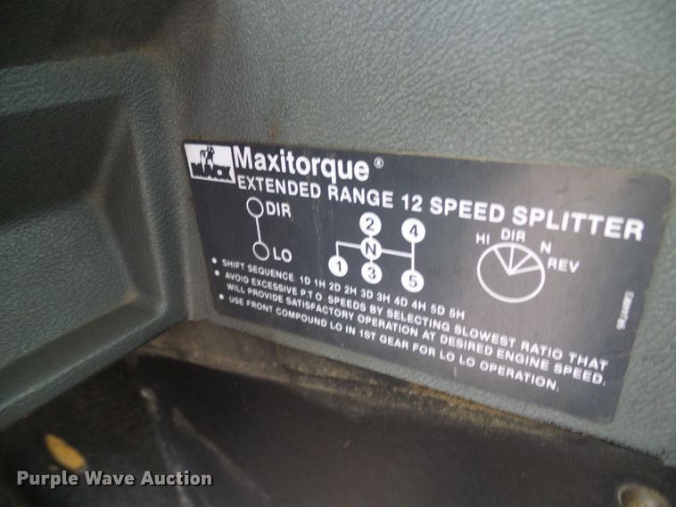 image for item DG5716 1997 Mack CL713 dump truck