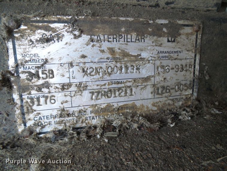 image for item DG5717 1999 Caterpillar 345B  material handler hydraulic excavator