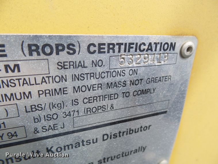 image for item DG5718 2006 Komatsu WA480-5L  wheel loader