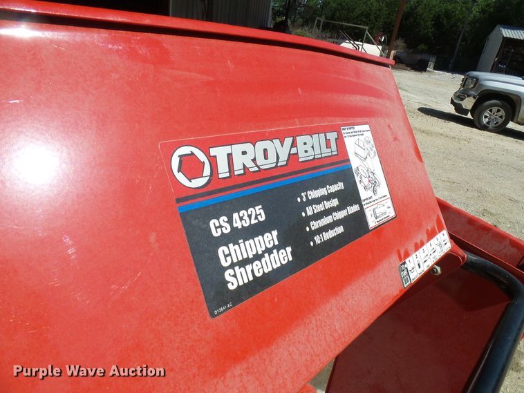 image for item DG5749 Troy-Bilt CS4325 wood chipper