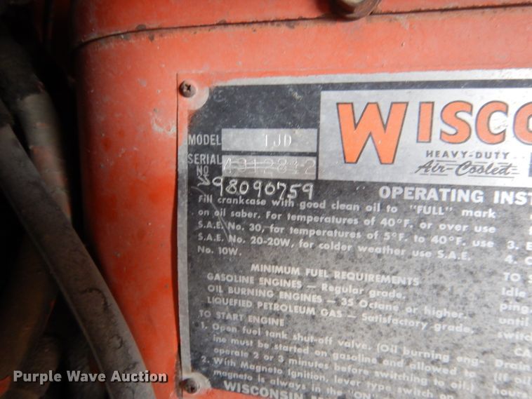image for item DG5984 1970 Ditch Witch J20  trencher