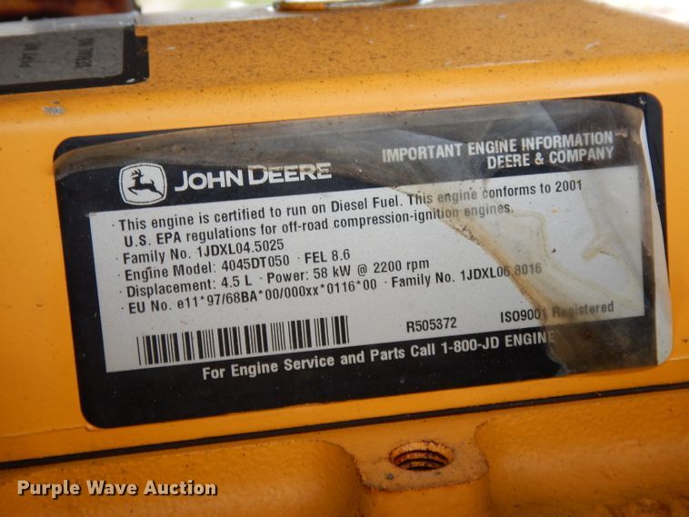 image for item DG6836 2001 John Deere 486E forklift