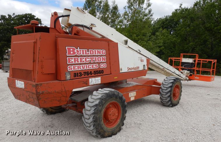 image for item DG7777 1998 Snorkelift TBA60RDZ  boom lift