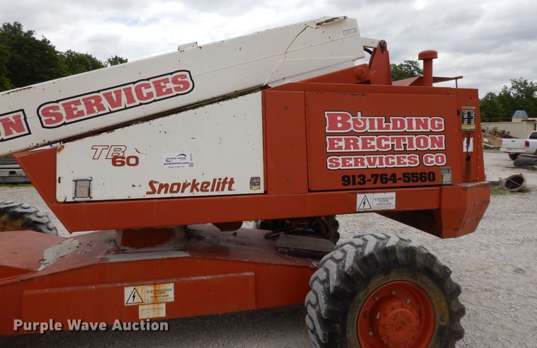 image for item DG7777 1998 Snorkelift TBA60RDZ  boom lift