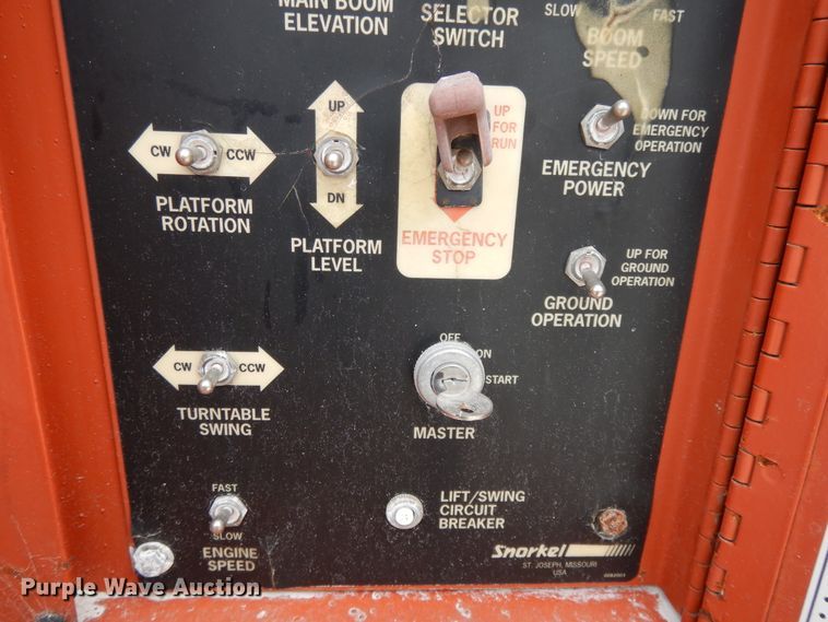 image for item DG7777 1998 Snorkelift TBA60RDZ  boom lift