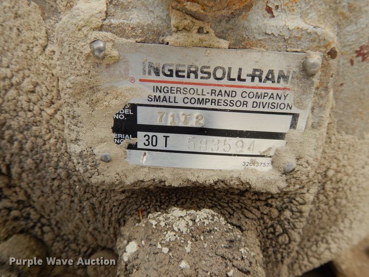 image for item DG7779 Ingersoll Rand  air compressor
