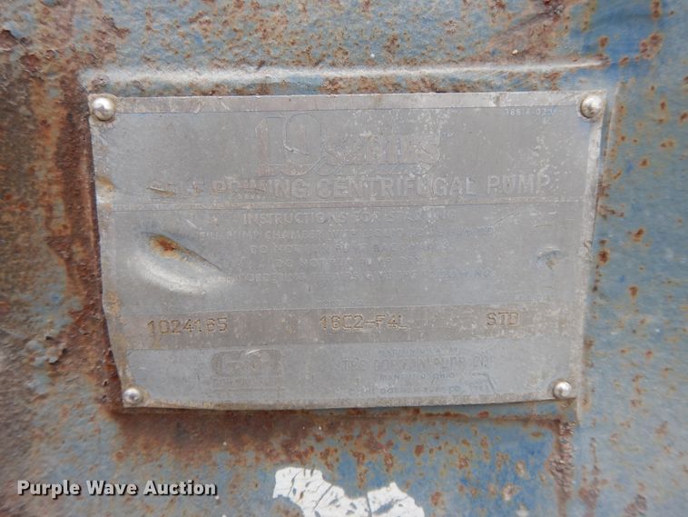 image for item DG7781 Gorman Rupp 16CDF4L water pump