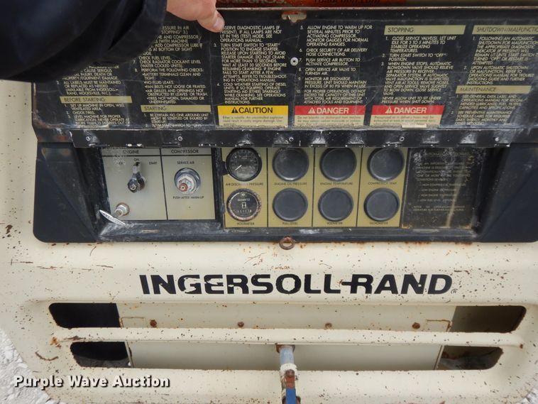 image for item DG7782 Ingersoll Rand 100  air compressor