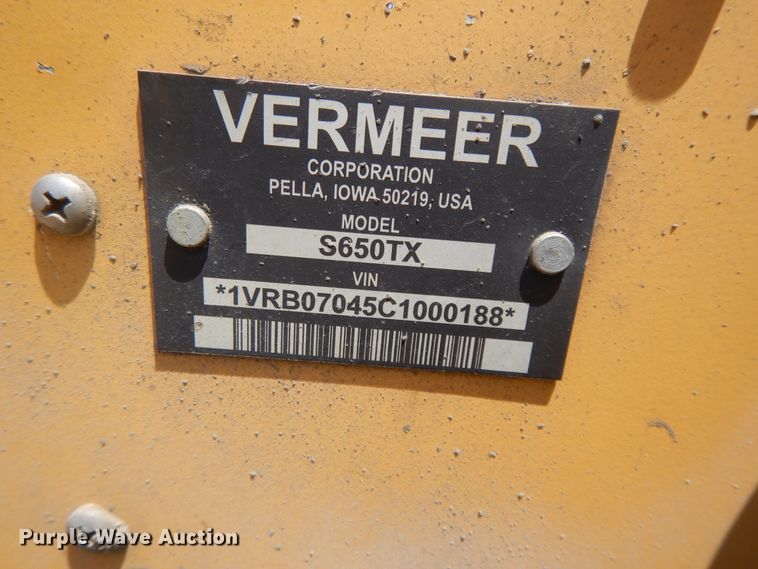 image for item DG7851 2012 Vermeer S650TX  compact utility loader