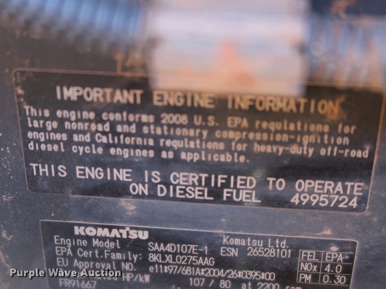 image for item DH0926 2010 Komatsu D39EX-22  dozer