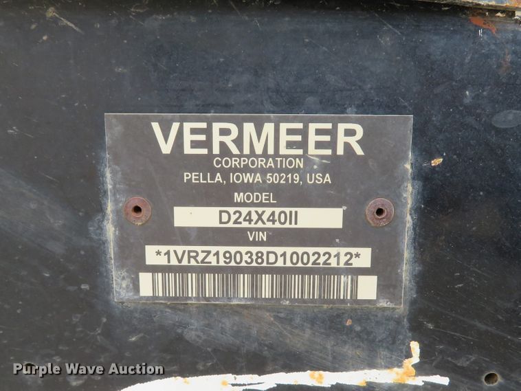 image for item DH1000 2013 Vermeer D24X40 Series II Navigator  directional boring unit