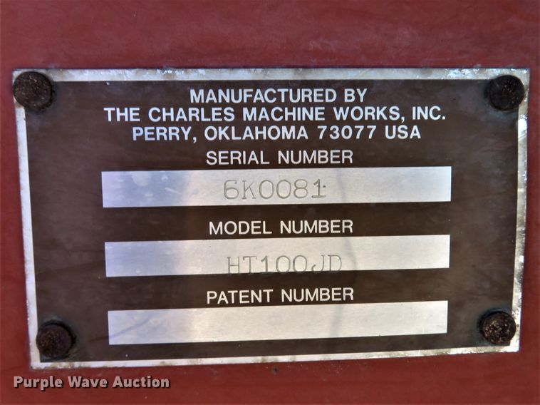 image for item DH1009 1993 Ditch Witch HT100  crawler cable plow