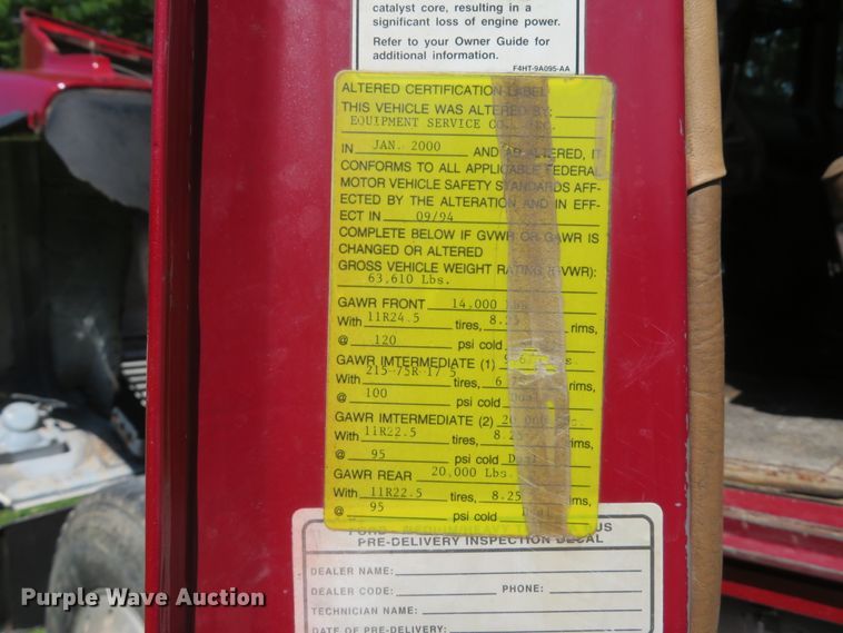 image for item DH1033 1994 Ford L8000  dump truck