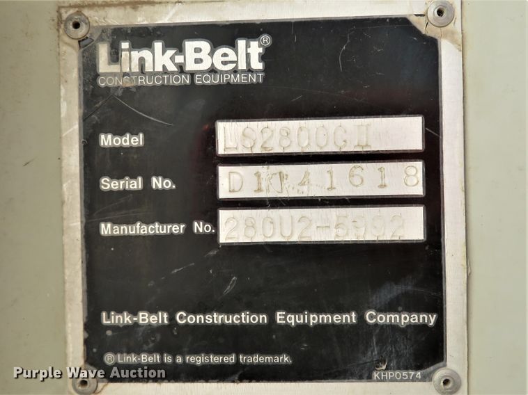 image for item DH1034 Link Belt LS-2800C II  long reach excavator