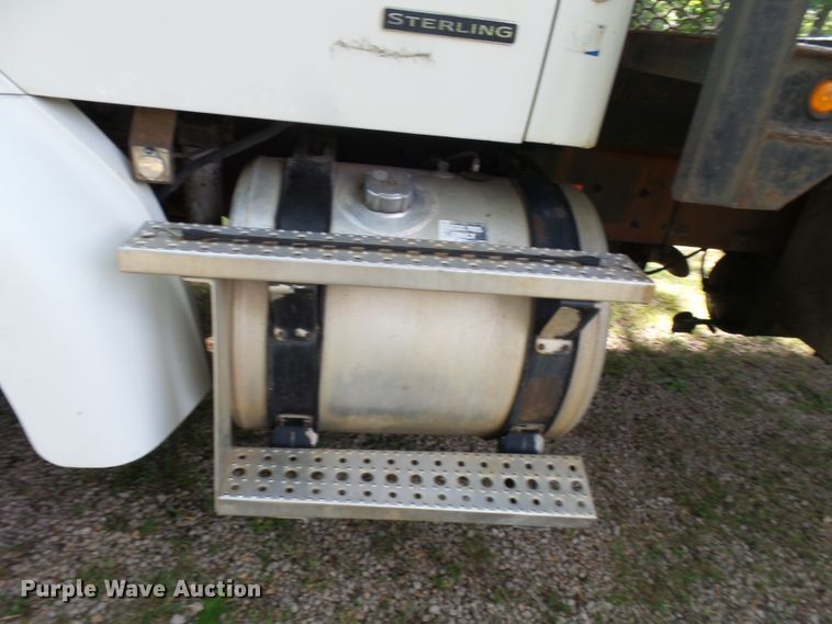 image for item DH3797 2004 Sterling L-Line  flatbed truck with forklift