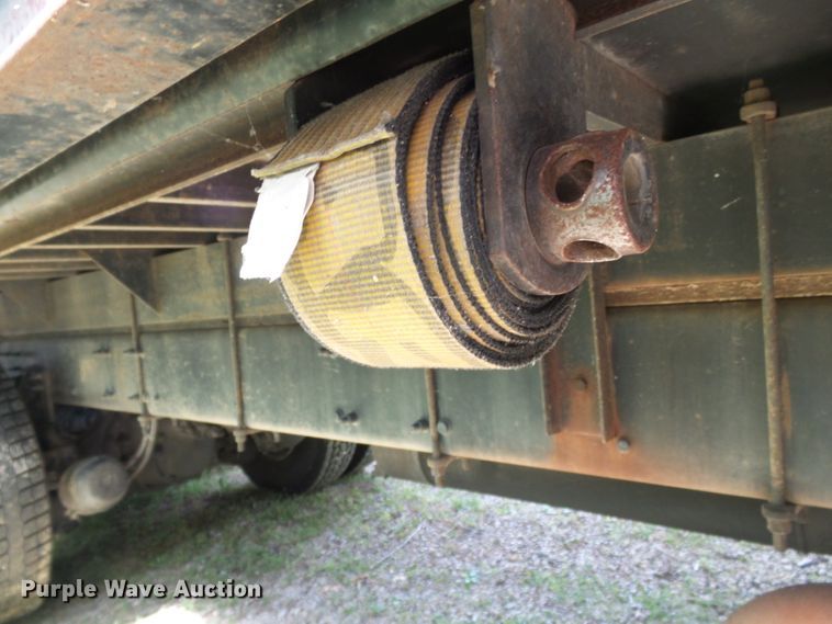 image for item DH3797 2004 Sterling L-Line  flatbed truck with forklift