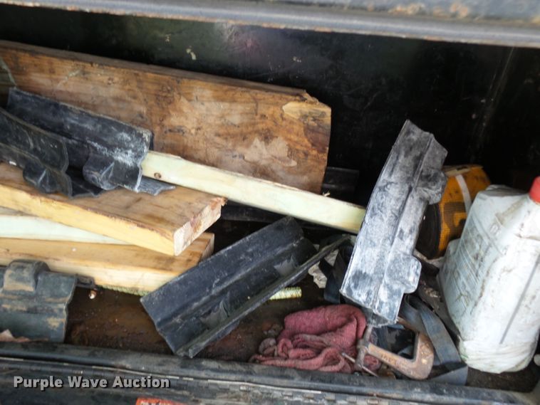 image for item DH3797 2004 Sterling L-Line  flatbed truck with forklift