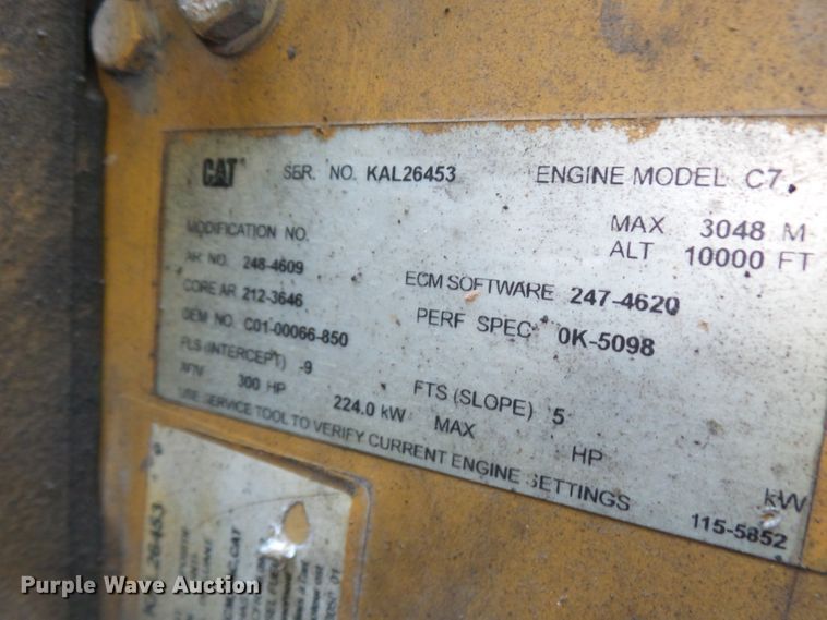 image for item DH3797 2004 Sterling L-Line  flatbed truck with forklift