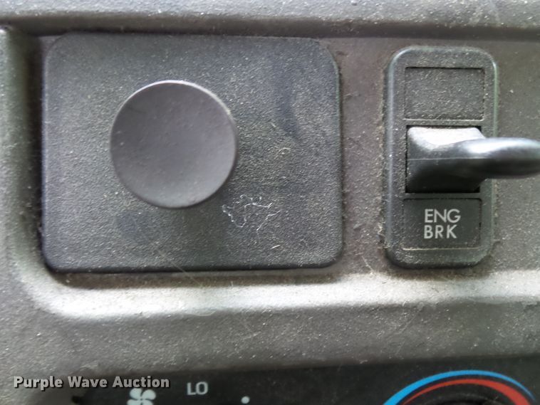 image for item DH3797 2004 Sterling L-Line  flatbed truck with forklift