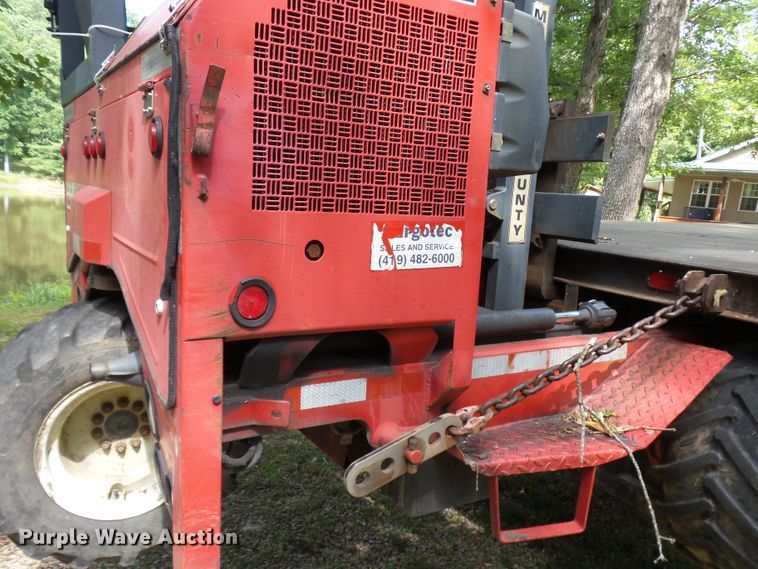 image for item DH3797 2004 Sterling L-Line  flatbed truck with forklift