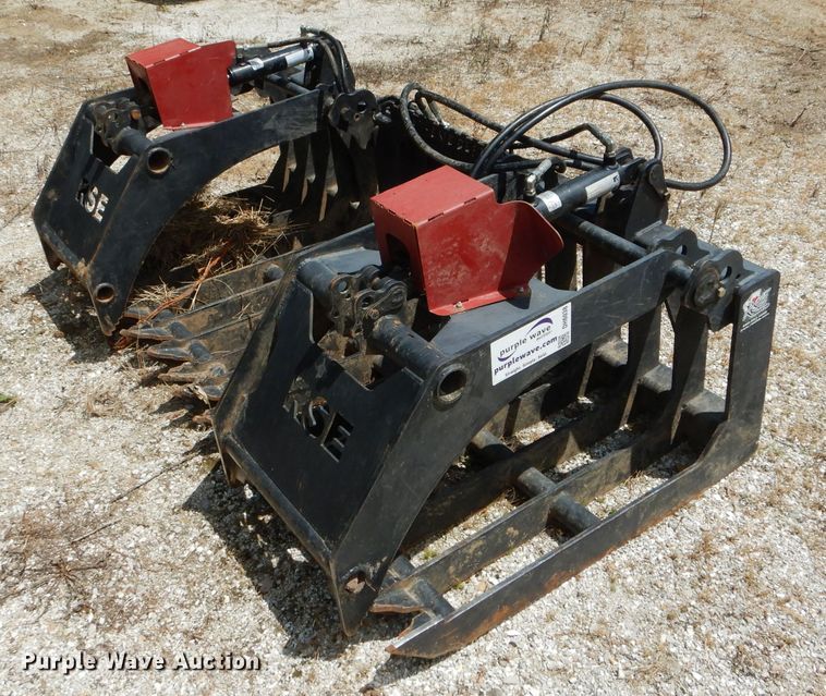 image for item DH6038 RSE 83"W skid steer grapple bucket