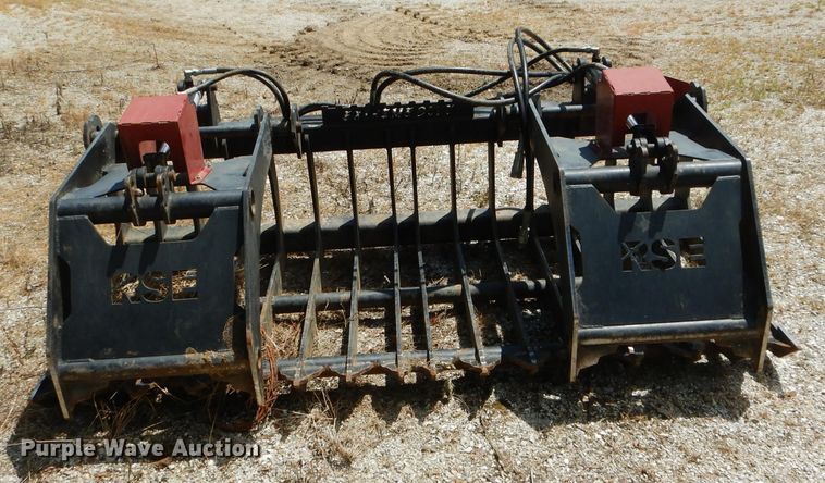 image for item DH6038 RSE 83"W skid steer grapple bucket