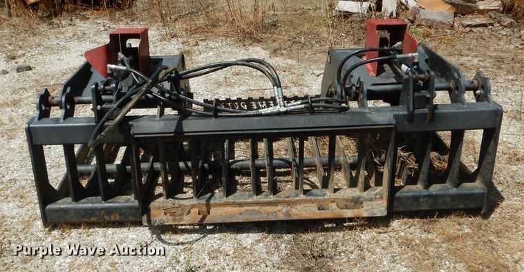 image for item DH6038 RSE 83"W skid steer grapple bucket