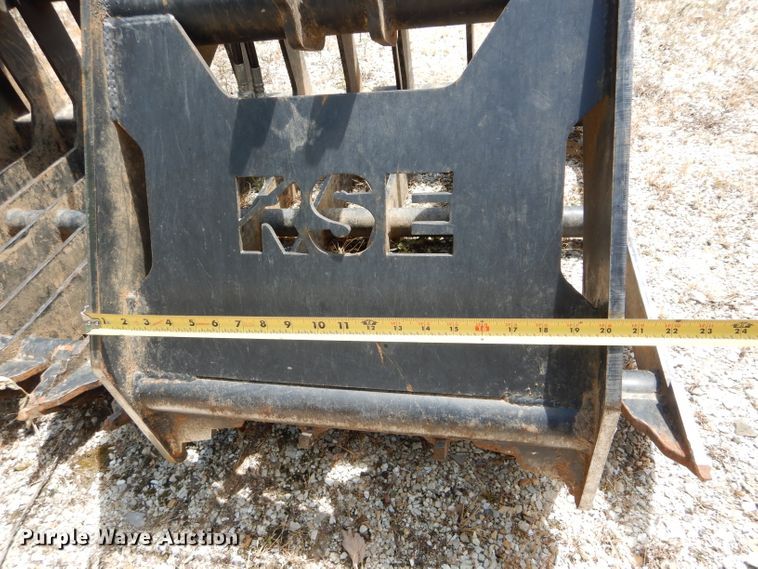 image for item DH6038 RSE 83"W skid steer grapple bucket