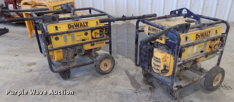 image for item DO9300 (2) DeWalt DG440B generators