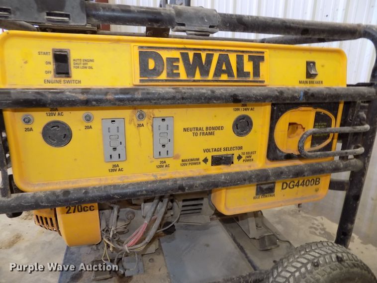 image for item DO9300 (2) DeWalt DG440B generators