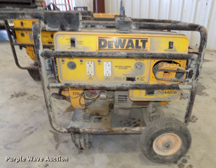 image for item DO9300 (2) DeWalt DG440B generators