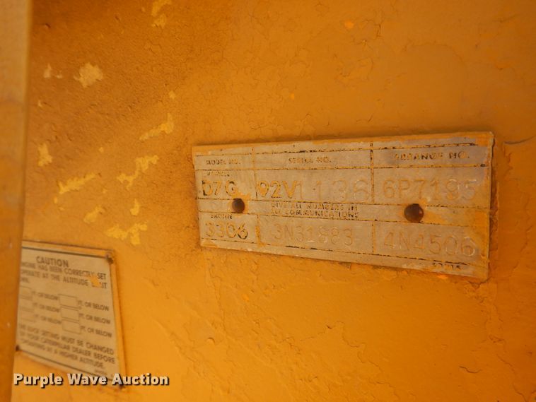 image for item GA9078 1975 Caterpillar D7G  dozer