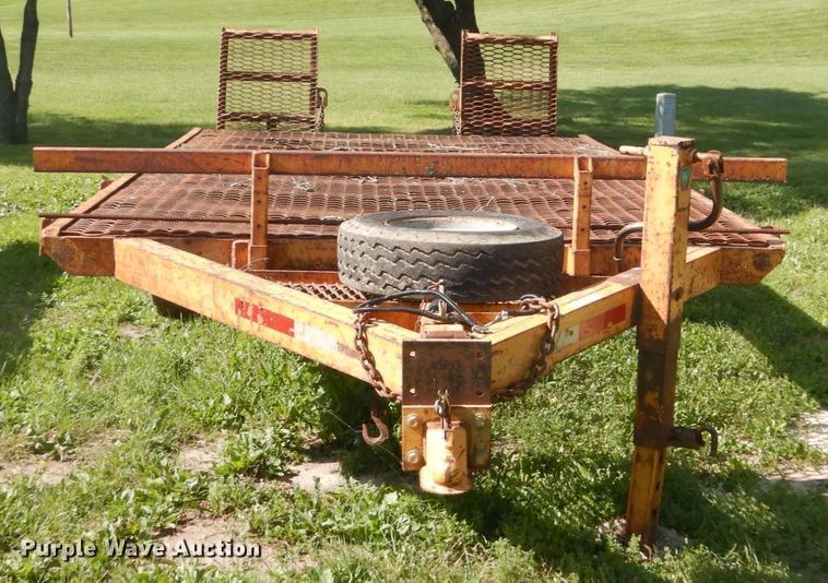 image for item GA9080 1978 shop built utility trailer