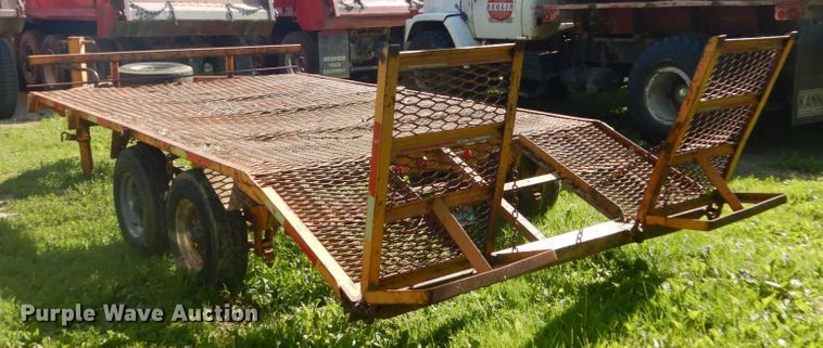 image for item GA9080 1978 shop built utility trailer