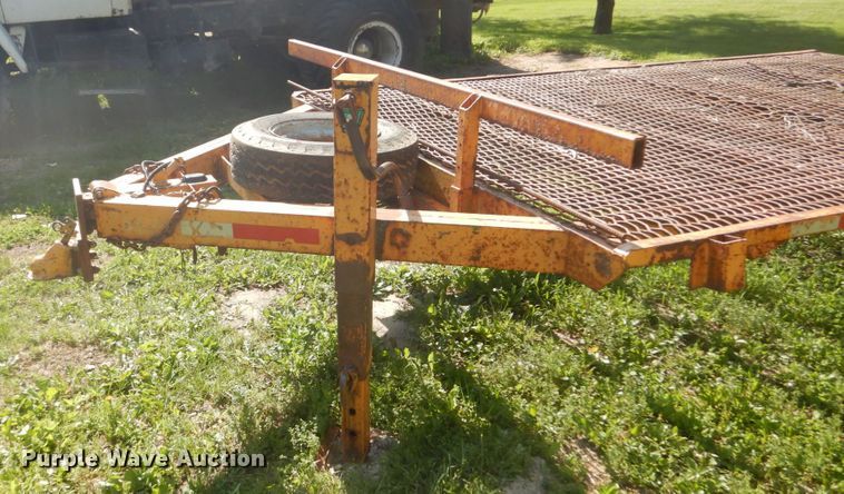 image for item GA9080 1978 shop built utility trailer