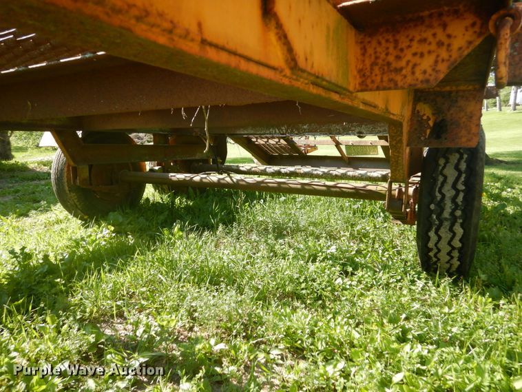 image for item GA9080 1978 shop built utility trailer