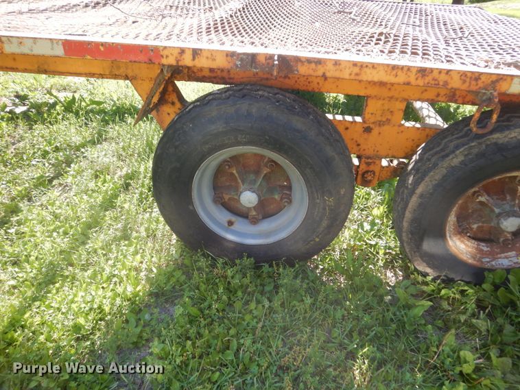 image for item GA9080 1978 shop built utility trailer