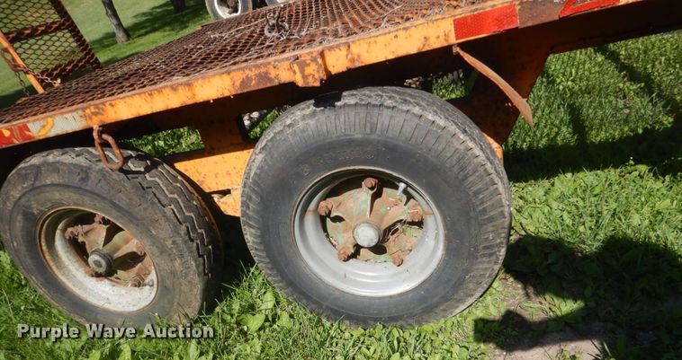 image for item GA9080 1978 shop built utility trailer