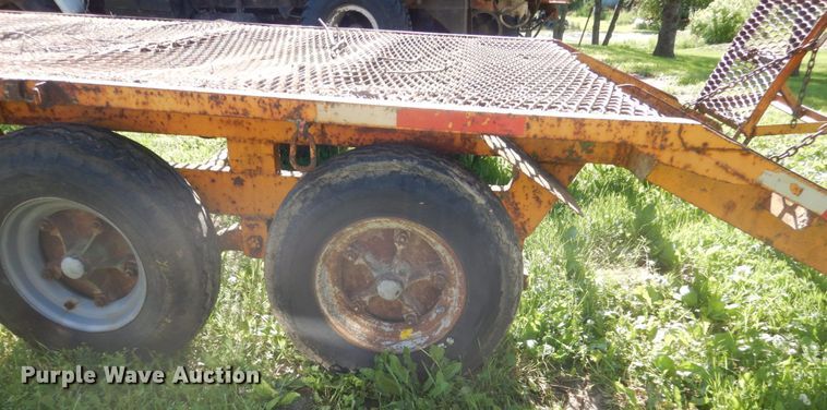 image for item GA9080 1978 shop built utility trailer