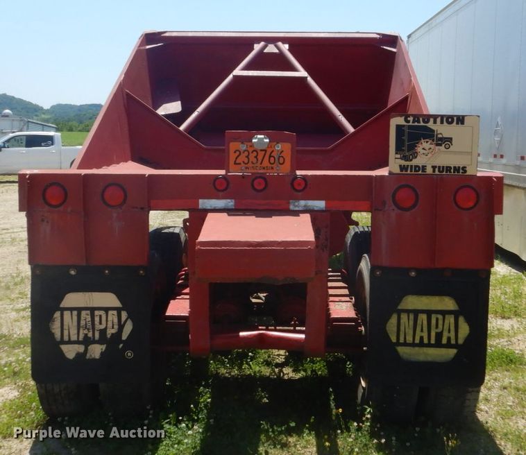 image for item GA9087 1975 Load King 182ST-1 bottom dump trailer