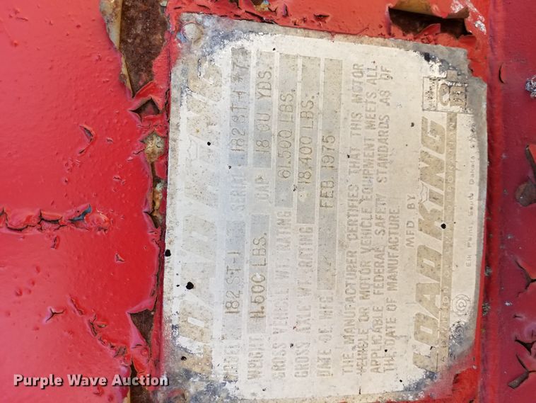 image for item GA9087 1975 Load King 182ST-1 bottom dump trailer