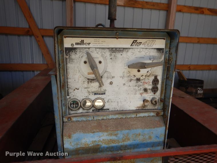 image for item GA9094 Miller Big 40 DC arc welder