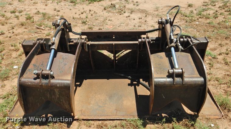image for item GN9932 83.5"W skid steer grapple bucket
