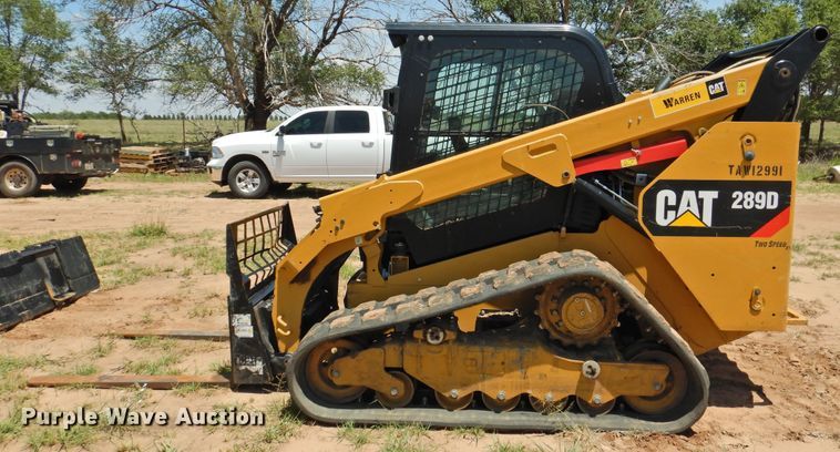 image for item GN9937 2019 Caterpillar 289D  tracked skid steer loader