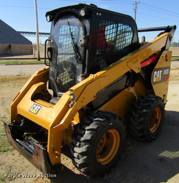 image for item GQ9020 2015 Caterpillar 262D  skid steer loader