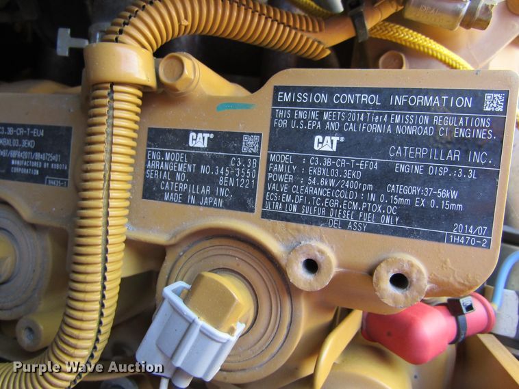 image for item GQ9020 2015 Caterpillar 262D  skid steer loader