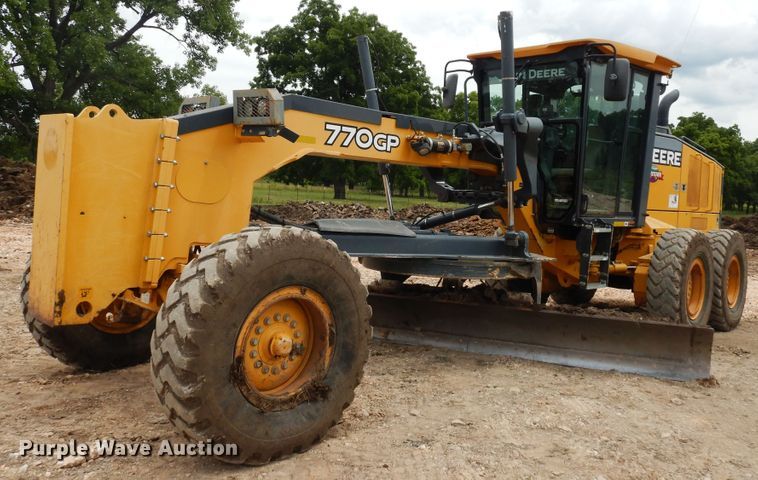 image for item GT9281 2011 John Deere 770GP  motor grader