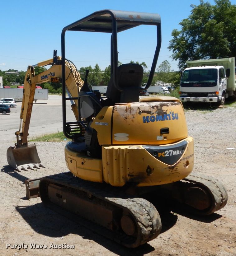 image for item GV9067 2003 Komatsu PC27MRX  mini excavator